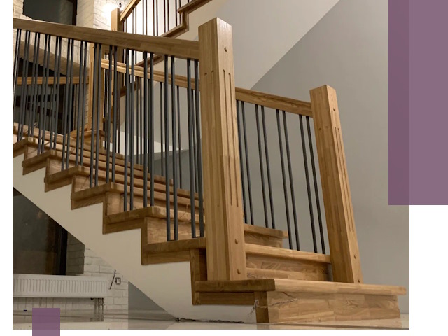 Реставрация деревянных и металлических лестниц в Верхнем Уфалее