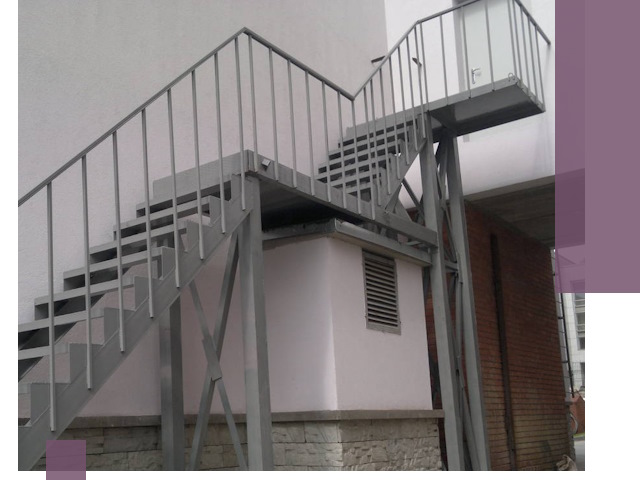 Монтаж пожарных лестниц под ключ в Верхнем Уфалее с гарантией качества