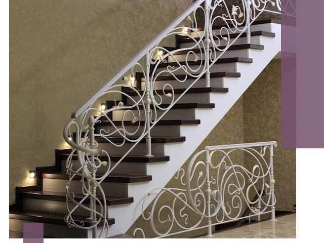 Кованые лестницы под ключ в Верхнем Уфалее — изготовление и монтаж
