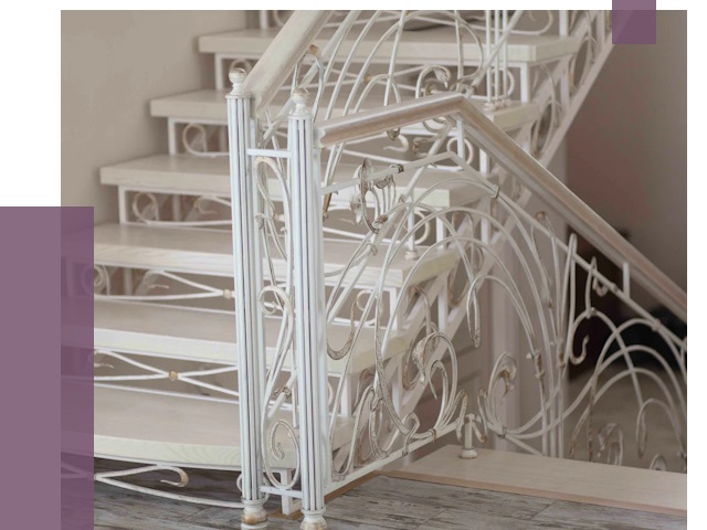 Изготовление кованых лестниц на заказ в Верхнем Уфалее от 86989 руб. | ПРОЛЁТ-Врф