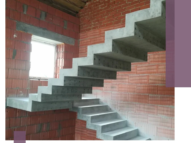 Бетонные лестницы под ключ в Верхнем Уфалее: монтаж, демонтаж, ремонт