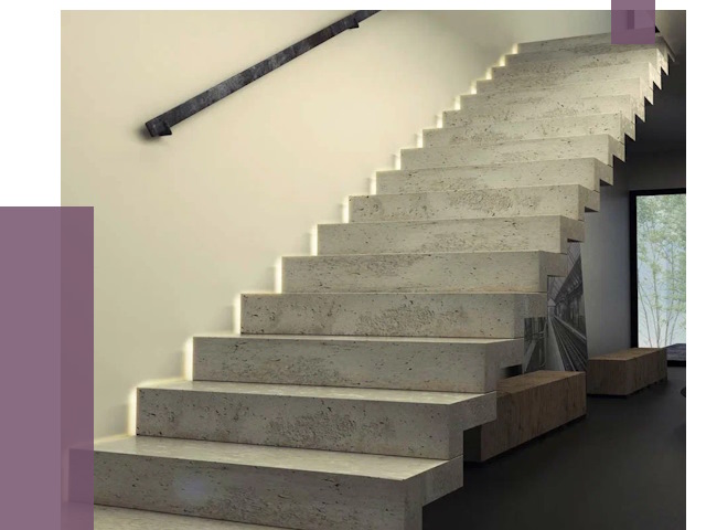 Облицовка бетонных лестниц в Верхнем Уфалее от 4605 руб/м2 