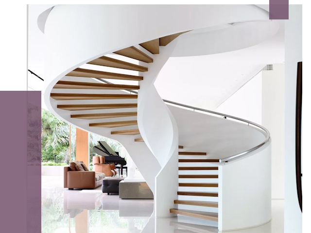 Винтовые лестницы в Верхнем Уфалее под ключ от 48612 руб. | ПРОЛЁТ-Врф