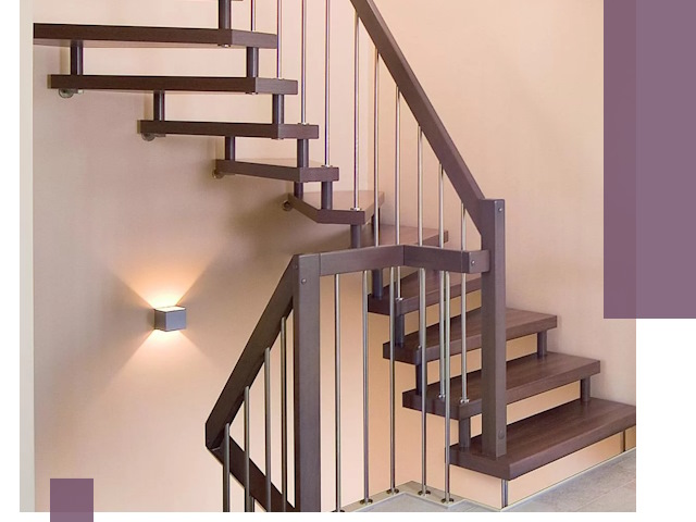 Изготовление лестниц на больцах в Верхнем Уфалее под ключ