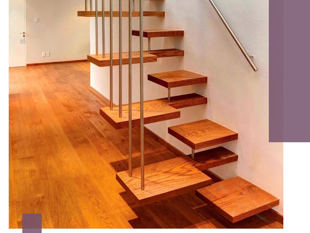 Лестницы «гусиный шаг» на заказ в Верхнем Уфалее для узких пространств