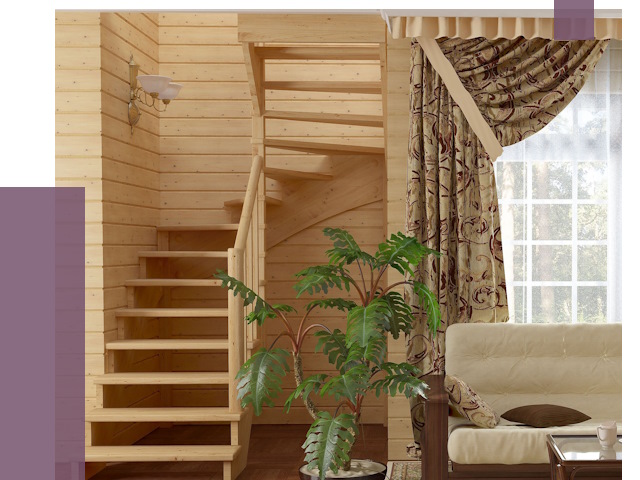 Лестницы для дачи в Верхнем Уфалее от 75987 руб.  | ПРОЛЁТ-Врф