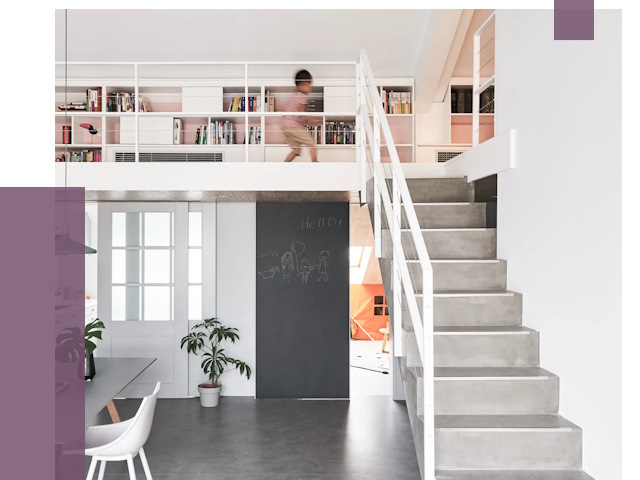 Лестницы для двухуровневой квартиры в Верхнем Уфалее от 176537 руб. | ПРОЛЁТ-Врф