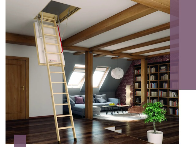 Чердачные лестницы под ключ в Верхнем Уфалее: изготовление и монтаж