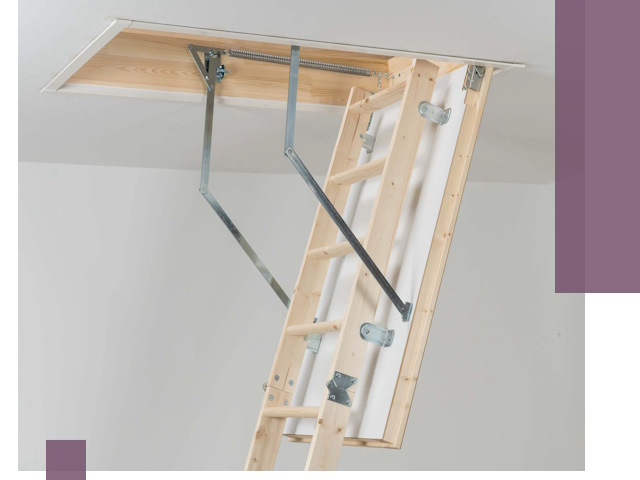 Установка чердачной лестницы под ключ в Верхнем Уфалее