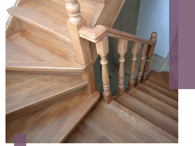 Дубовые лестницы под ключ в Верхнем Уфалее: изготовление и монтаж