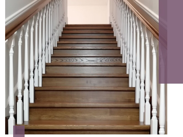 Лестницы из ясеня на заказ в Верхнем Уфалее — изготовление и монтаж