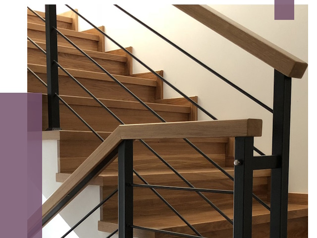 Обшивка металлической лестницы деревом в Верхнем Уфалее от 4349 руб. 