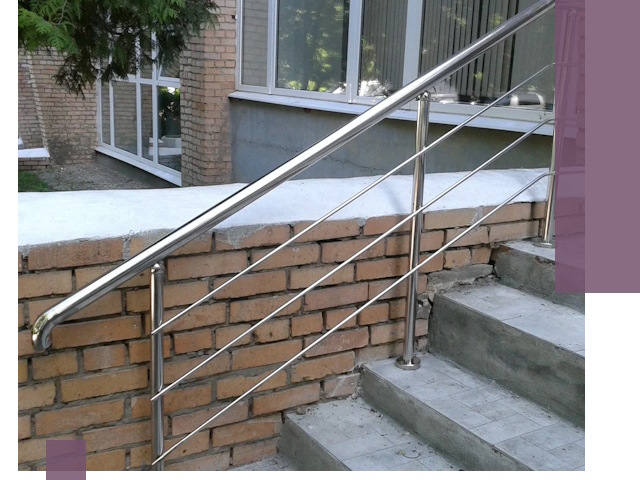 Перила из нержавеющей стали высокого качества в Верхнем Уфалее