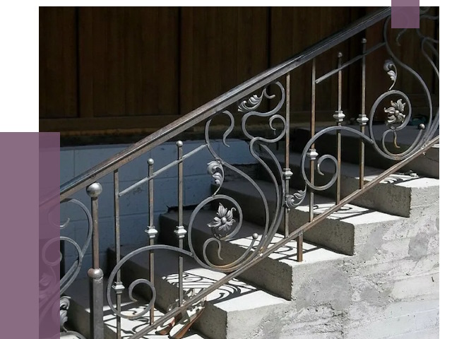 Кованые перила в Верхнем Уфалее от 8699 руб. под ключ — качество от ПРОЛЁТ-Врф