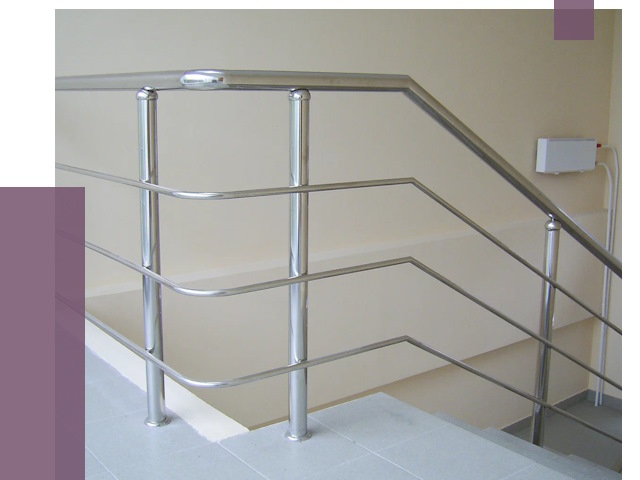 Алюминиевые перила в Верхнем Уфалее от 6345 руб. под ключ | ПРОЛЁТ-Врф