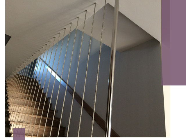 Тросовые перила под ключ в Верхнем Уфалее — производство и монтаж