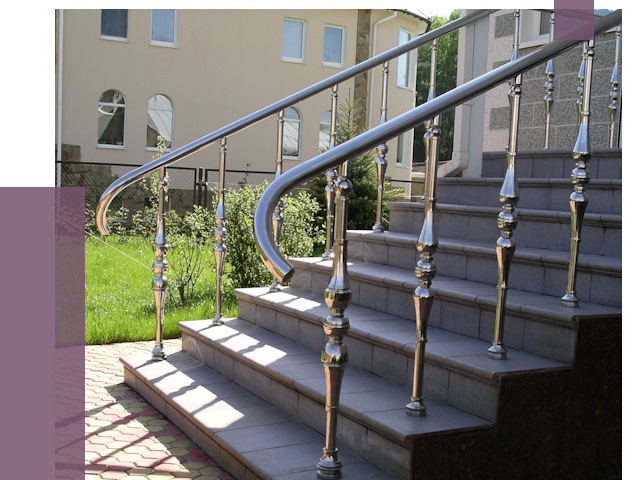 Перила для крыльца в Верхнем Уфалее от 10746 руб. — монтаж ПРОЛЁТ-Врф