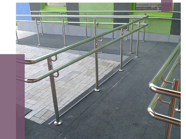 Ограждения пандусов в Верхнем Уфалее от 4349 руб. монтаж | ПРОЛЁТ-Врф