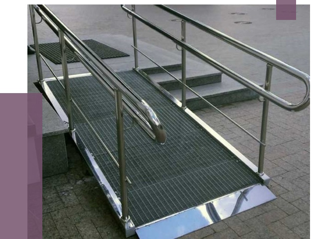 Монтаж пандусов для инвалидов в Верхнем Уфалее от 8617 руб. под ключ | ПРОЛЁТ-Врф