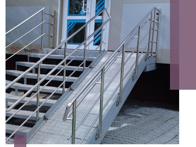 Пандус на крыльцо под ключ в Верхнем Уфалее: монтаж и изготовление