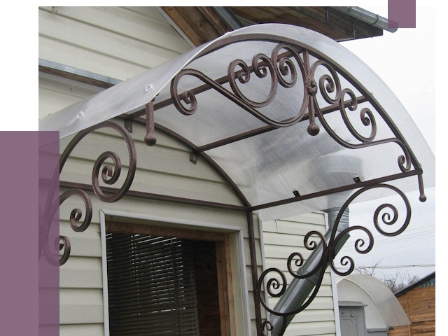 Изготовление козырьков в Верхнем Уфалее от 7368 руб. — заказать | ПРОЛЁТ-Врф