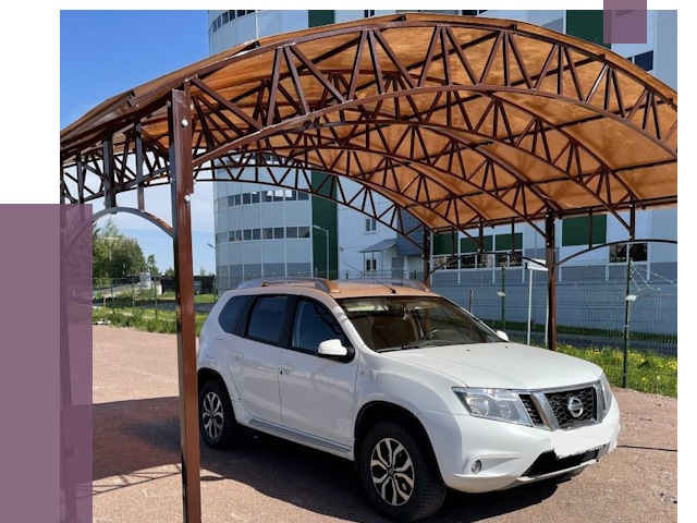 Недорогие навесы в Верхнем Уфалее от 42983 руб.  | ПРОЛЁТ-Врф