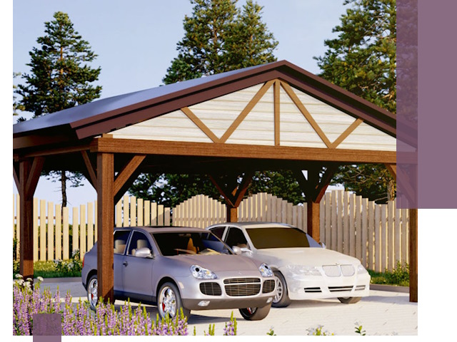 Навесы для автомобиля в Верхнем Уфалее — изготовление и монтаж