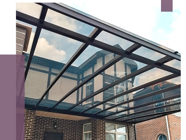 Навесы из поликарбоната в Верхнем Уфалее от 8617 руб. под ключ — ПРОЛЁТ-Врф