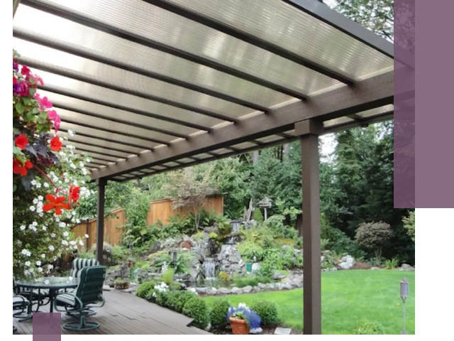 Навесы из поликарбоната под ключ в Верхнем Уфалее быстро и надёжно