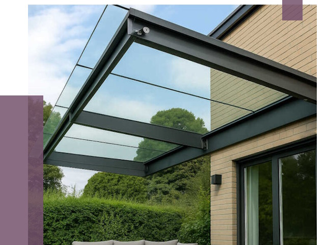 Стеклянные навесы и козырьки в Верхнем Уфалее от 12281 руб.