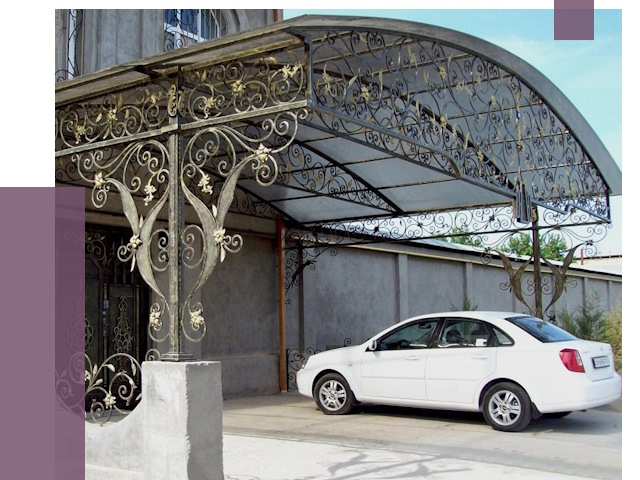 Кованые навесы в Верхнем Уфалее от 14583 руб. | ПРОЛЁТ-Врф