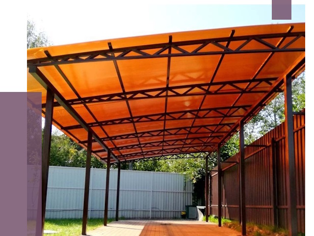 Односкатные навесы под ключ в Верхнем Уфалее от 13151 руб. 