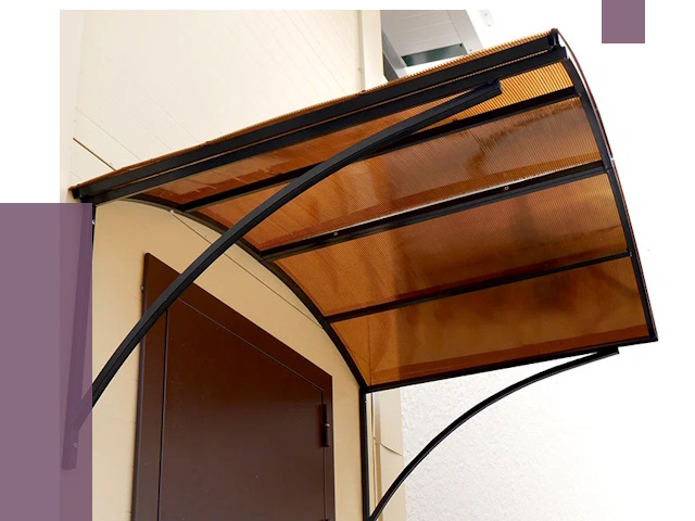 Недорогие козырьки в Верхнем Уфалее от 7594 руб.  | ПРОЛЁТ-Врф