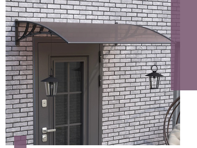 Недорогие козырьки и навесы под ключ в Верхнем Уфалее