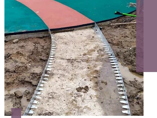 Металлические бордюры для дорожек в Верхнем Уфалее — монтаж и изготовление