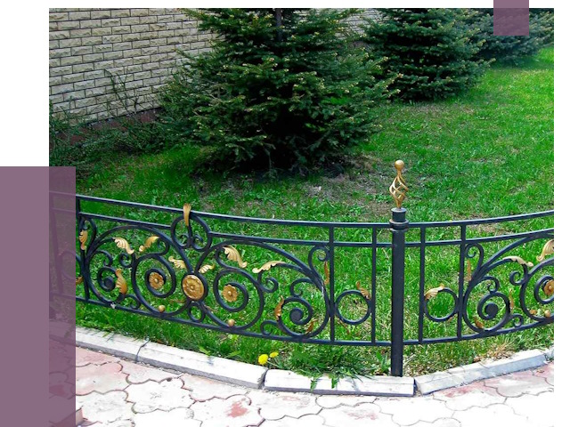 Кованые газонные ограждения в Верхнем Уфалее от 7624 руб. — ПРОЛЁТ-Врф