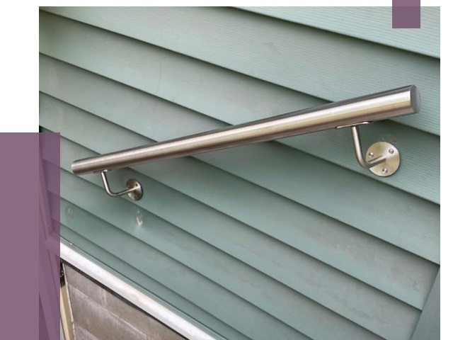 Поручни из нержавеющей стали в Верхнем Уфалее от 7676 руб.  | ПРОЛЁТ-Врф